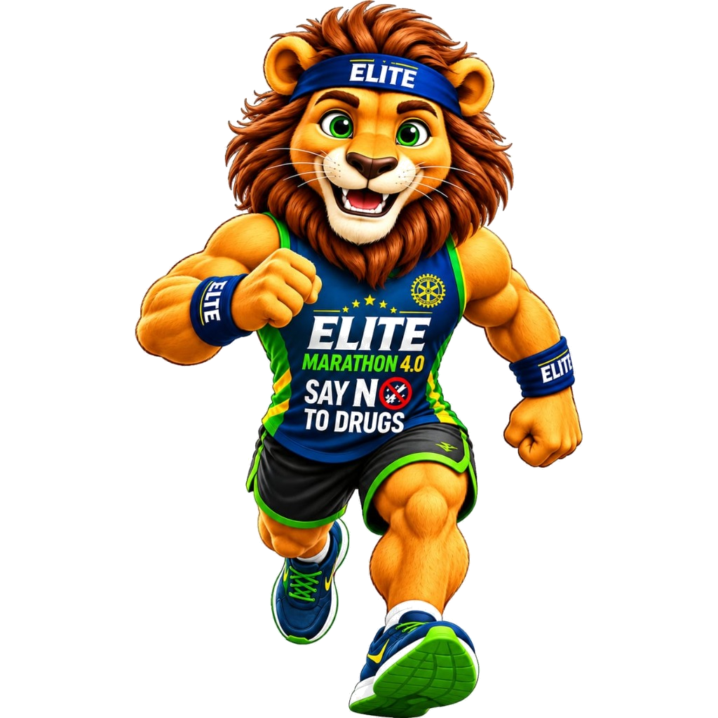 Running Lion Mascot